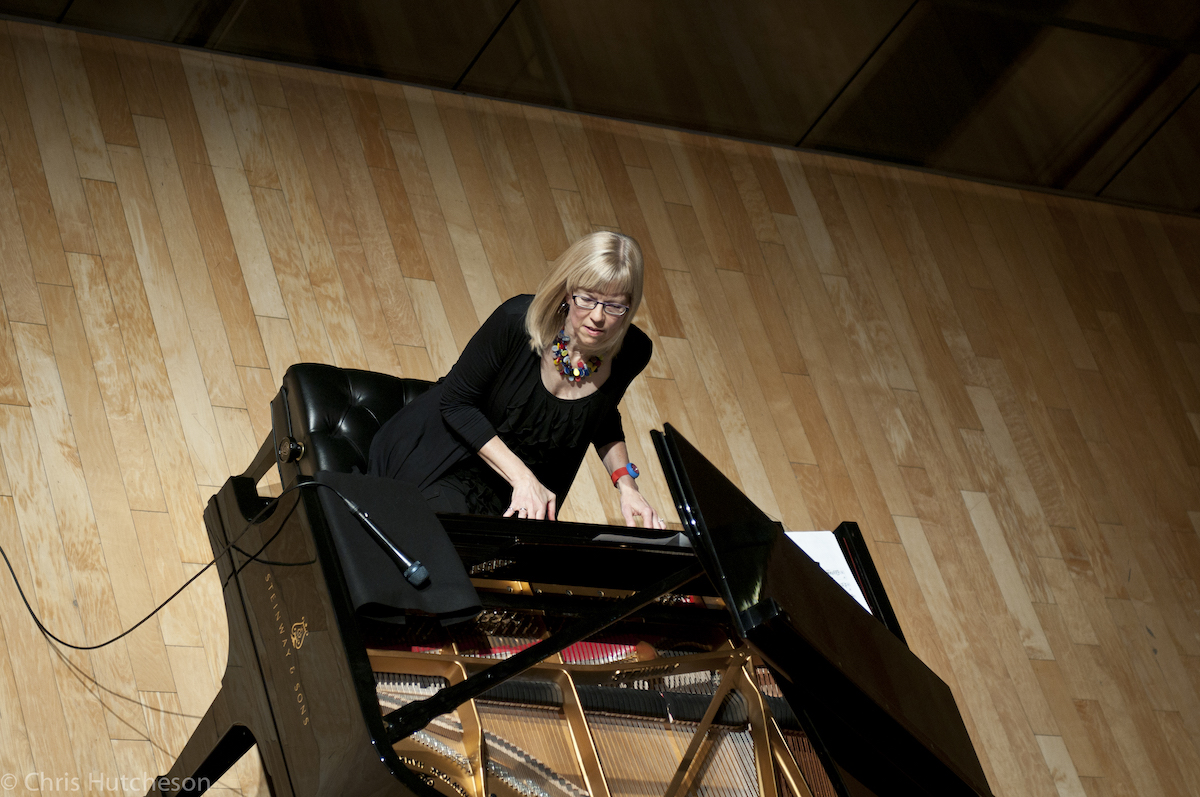 Nancy Walker at piano